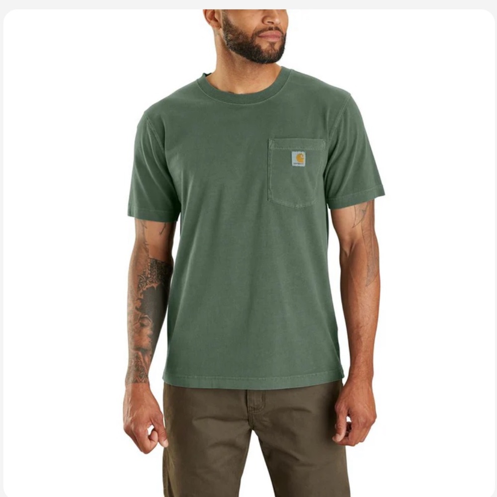 Carhartt Forest Green Pocket T-Shirt